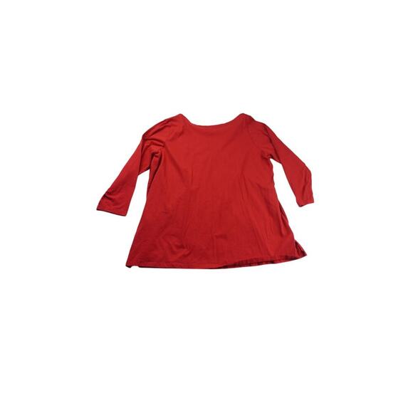 Women's Roaman's Red Cotton T-Shirt - Size 2X - Picture 3 of 4
